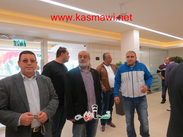   كفرقاسم : حضور وإقبال واسع بافتتاح الفرع الجديد لبنك هبوعليم بحضور رئيس البلدية المحامي عادل بدير